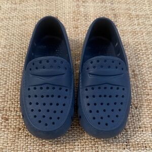 Floafers Navy White Sole Toddler size 9 Slip-On Loafers